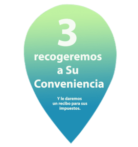 paso tres recogeremos a su conveniencia